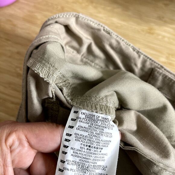 5.11 Tactical Pants Womens Size 10 Utility Ripstop Work Cargo Beige Straight Leg - Picture 6 of 16